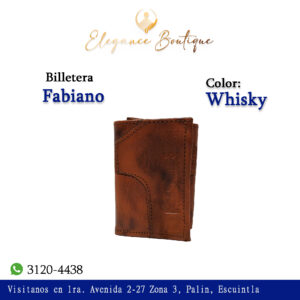 BILLETERA FORMAL FABIANO WHISKY